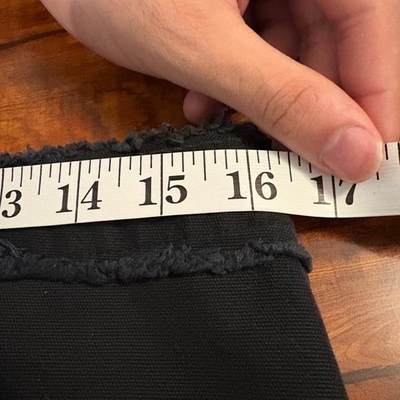 Xhilaration Skirt 90s 2000s Y2K target Raw Edge Black Ruffle Knee Length 32 - Picture 11 of 14